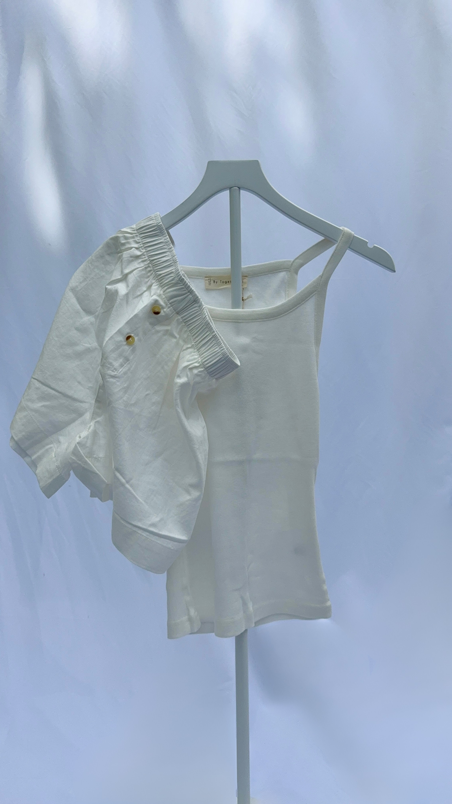 Every Day Ribbed Tank (Off White) *Customizable*