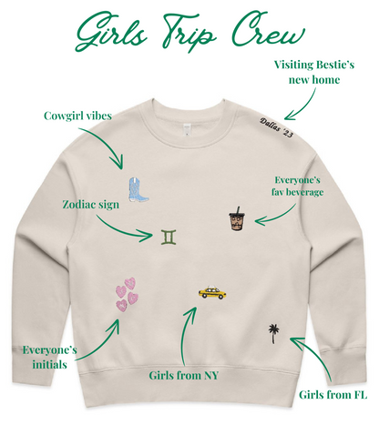 Personality Crewneck *Customizable*