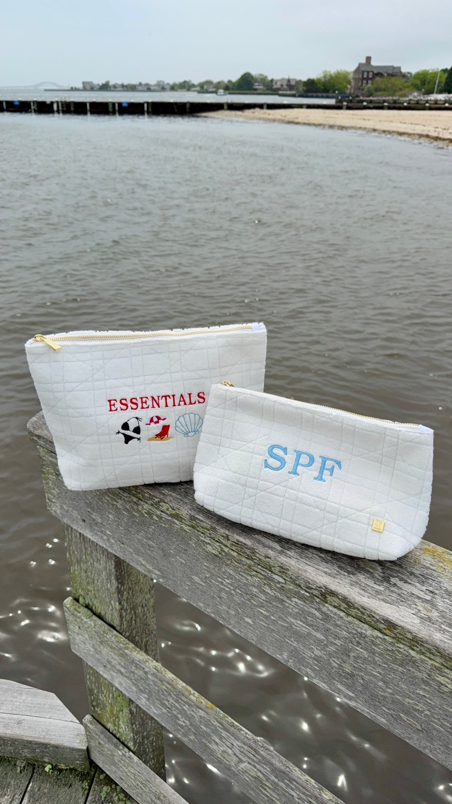 Terry Caning Medium Zip Pouch Personality Trio *Customizable*