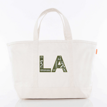 Large Bandana Appliqué Tote