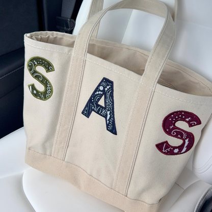 Medium Bandana Appliqué Tote