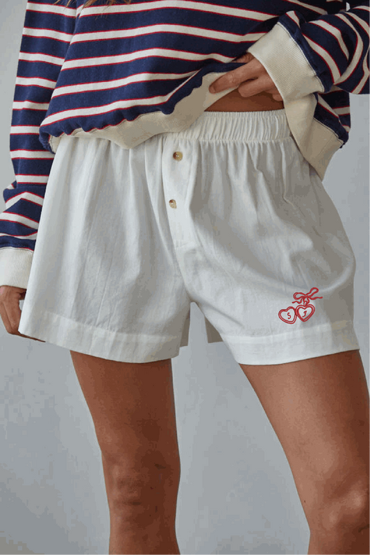 Boxer Shorts (Off White) *Customizable*