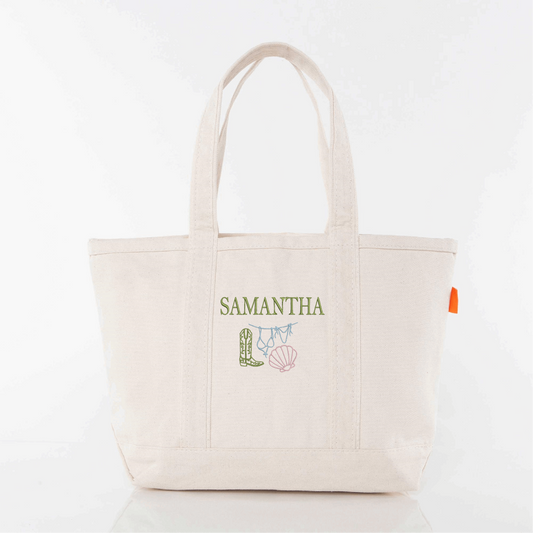 Medium Personality Tote Cluster Design *Customizable*