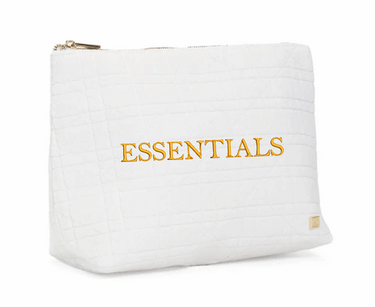 Terry Caning Large Zip Pouch *Text Only*