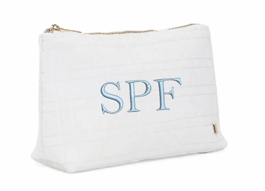 Terry Caning Medium Zip Pouch *Text Only*