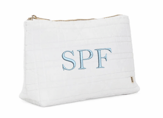 Terry Caning Medium Zip Pouch *Text Only*